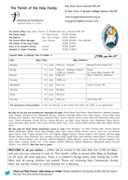 The Parish of the Holy Family