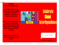 Global Interdependence
