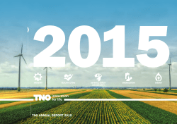 TNO Annual report 2015