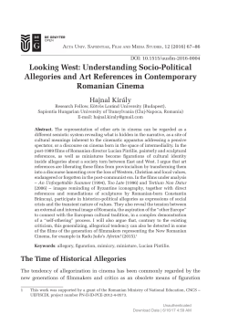 Looking West: Understanding Socio-Political Allegories and Art