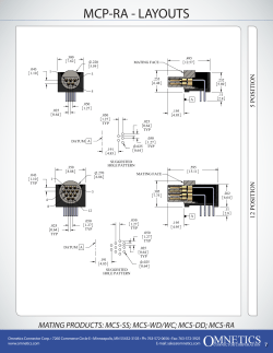 mcp-ra - layouts - Omnetics Connector Corporation