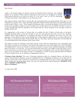 December 18, 2016 - St. Stephen Catholic Church