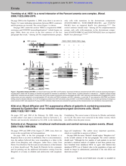 Errata - Blood Journal