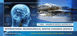 international neurosurgical winter congress seefeld