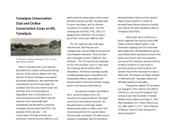 Tamalpais Conservation Club and Civilian Conservation Corps on
