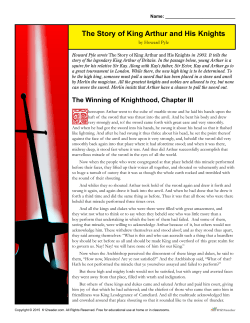 The Story of King Arthur and His Knights