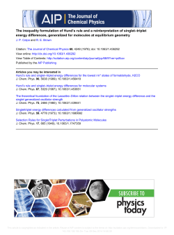 The inequality formulation of Hund`s rule and a reinterpretation of