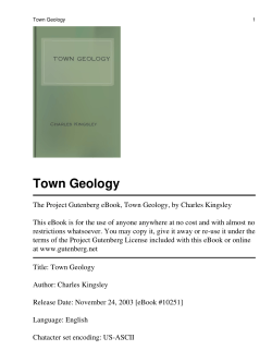 Town Geology - University of Macau Library
