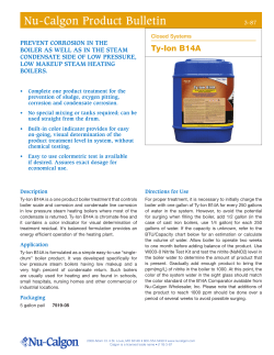 3-87 Ty-Ion B14A Product Bulletin - Nu