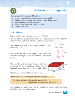 22 Volume and Capacity - e