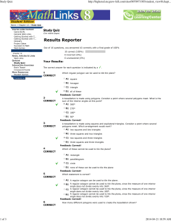 Study Quiz - Happy Kids Cooking Healthy