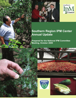 Southern Region IPM Center Annual Update