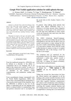 Google Web Toolkit application solution for mild aphasia