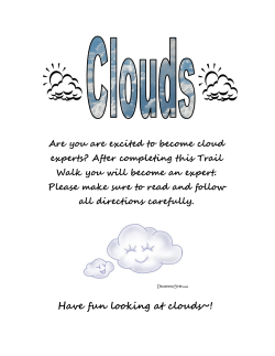 Have fun looking at clouds~!
