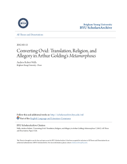 Converting Ovid - BYU ScholarsArchive