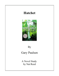 Hatchet - Reed Novel Studies