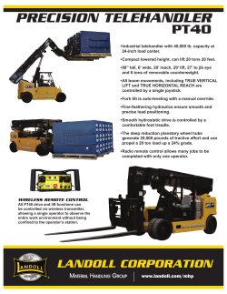 precision telehandler