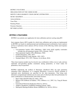 irtpro 3 features - Scientific Software International