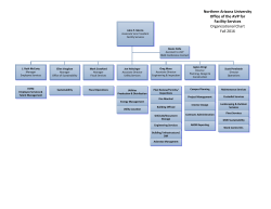 NAU Facility Services Organizational Chart
