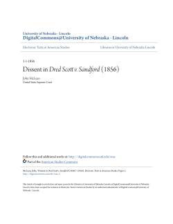 Dissent in Dred Scott v. Sandford (1856)