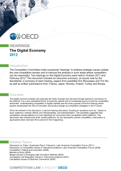 The Digital Economy - 2012