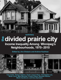 Divided Prairie City Summary - Neighbourhood Change Research
