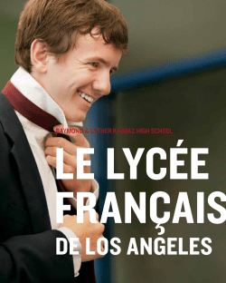 Le Lyc&eacute;e Fran&ccedil;ais de Los Angeles