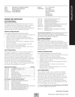 Accounting - American River College!