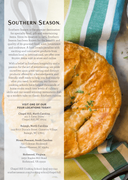Featured Recipe - Southern Season