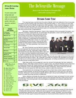The DeNeuville Message - DeNeuville Learning Center