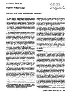 Diabetic Ketoalkalosis