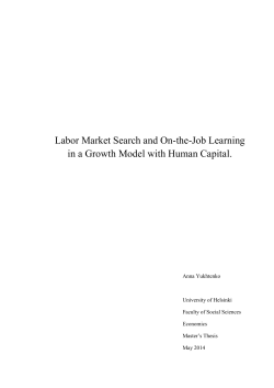 Labor Market Search and On-the-Job Learning in a Growth
