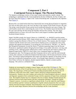 Component 2, Part 1 Centripetal Forces in Japan: The