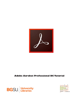 Adobe Acrobat Professional DC Tutorial