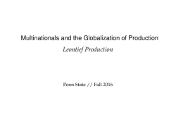 Leontief - Kim J. Ruhl