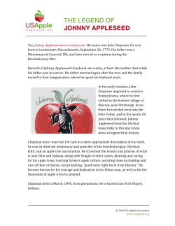 the legend of johnny appleseed