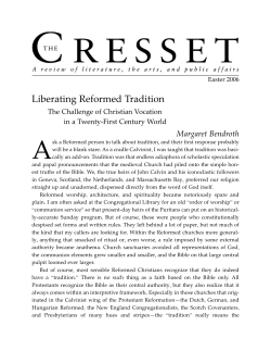 The Challenge of Christian Vocation in a Twenty
