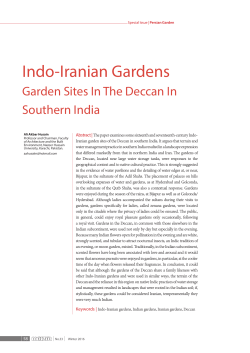 Indo-Iranian Gardens