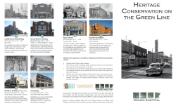 Heritage Conservation on the Green Line pamphlet