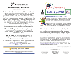 CM January 2015 - Child Care Council
