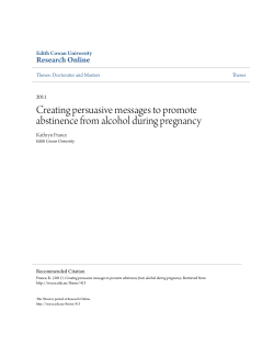 Creating persuasive messages to promote