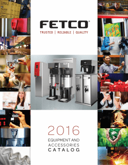 EQUIPMENT AND ACCESSORIES C ATALOG