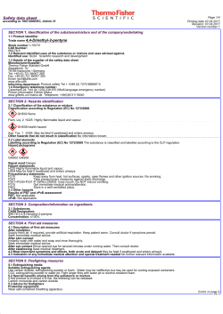 Safety data sheet
