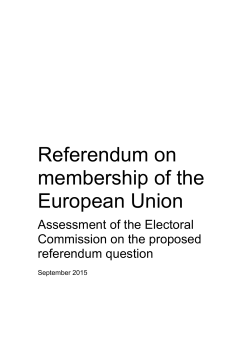 Question assessment report