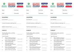 GACDMWTTO Data Collection Card Front