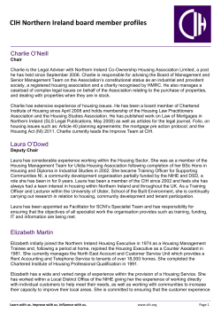 Northern Ireland - Chartered Institute of Housing