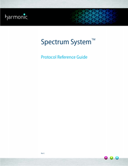 Spectrum Protocol Reference Guide, Version E