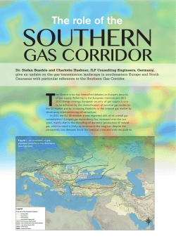 gas corridor - ILF Consulting Engineers