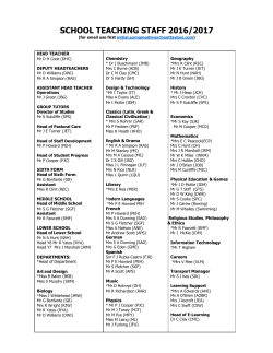 school teaching staff 2016/2017 - Merchant Taylors` Schools, Crosby