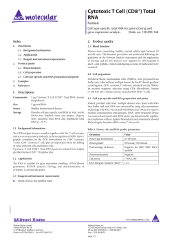 Cytotoxic T Cell (CD8+) Total RNA